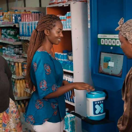 KOKO fuel point in a neighbourhood shop